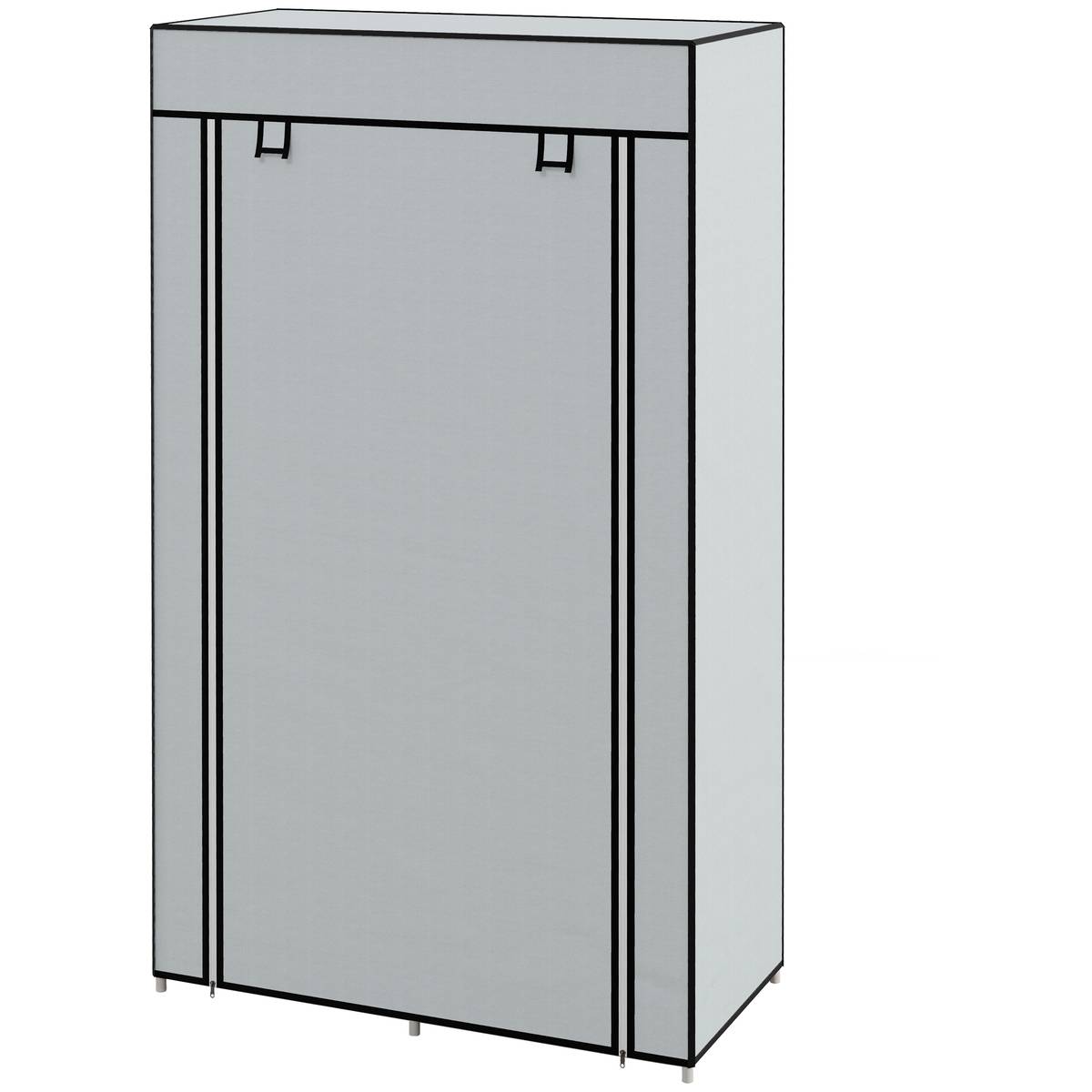 Szafa materiałowa Homcom 83x42,5x162,5cm., szaro-czarna
