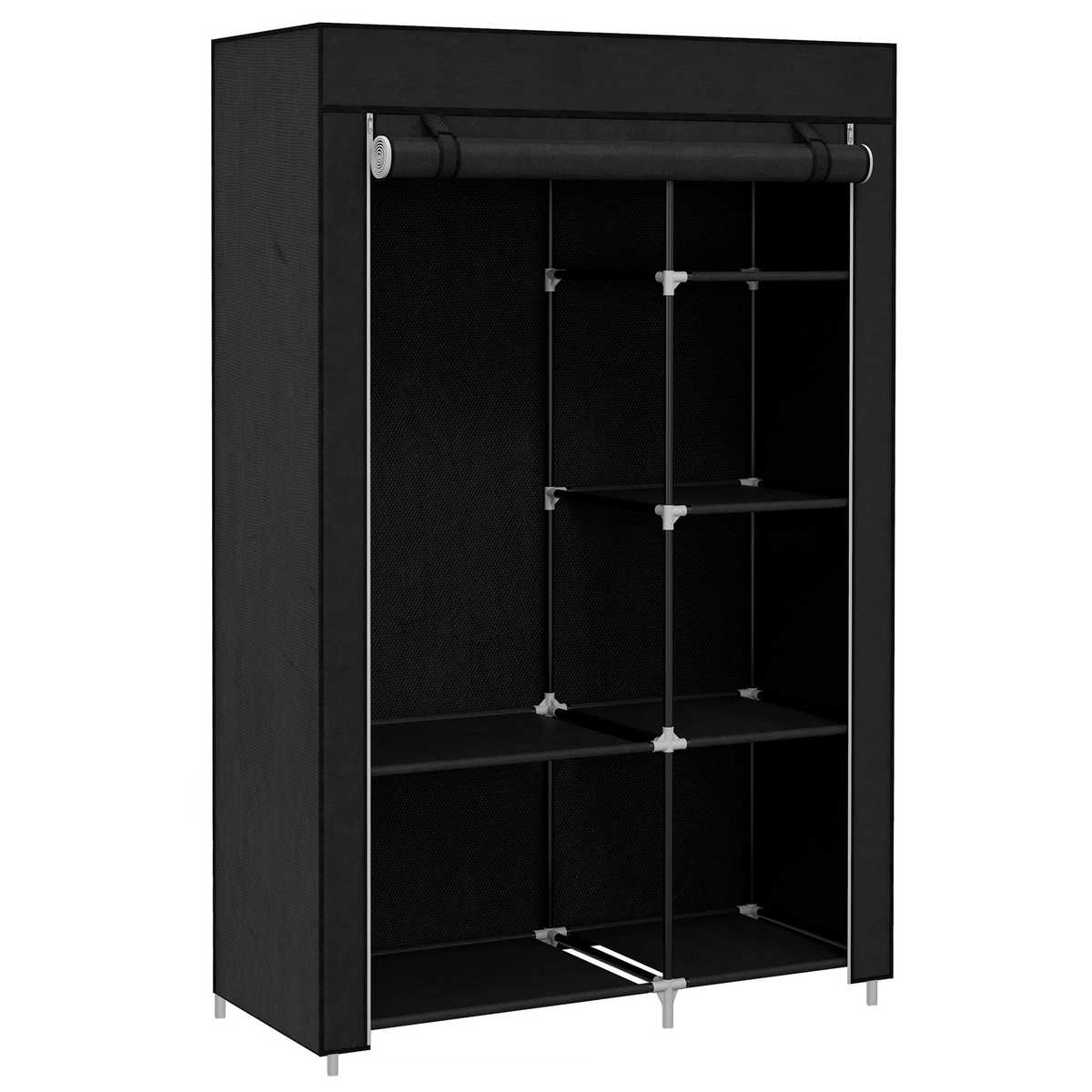 Szafa materiałowa Homcom 103x43x162,5cm., czarna