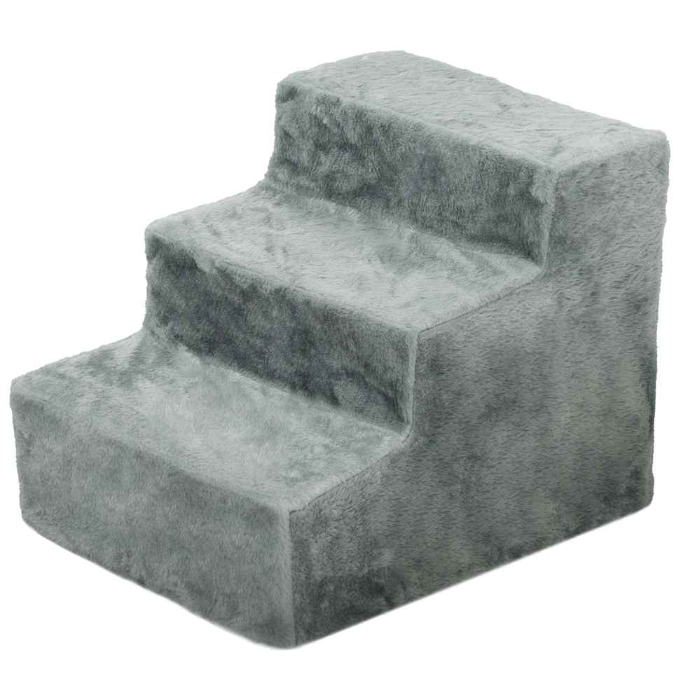 Schody dla psa PawHut 46x35x35cm, szare