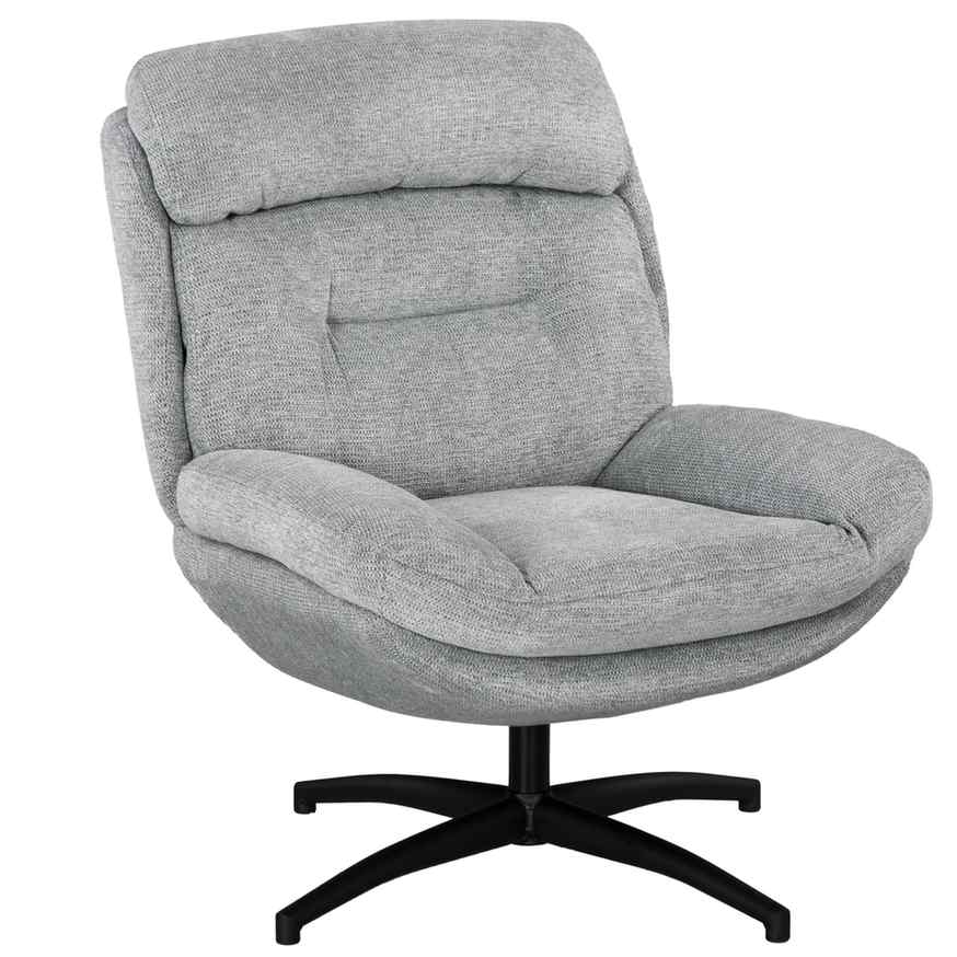 Fotel Homcom 79x91x98cm, szary/czarny