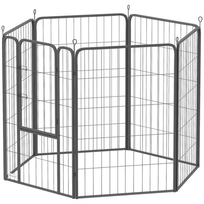 Wybieg dla psa PawHut 136x68x100cm., czarny
