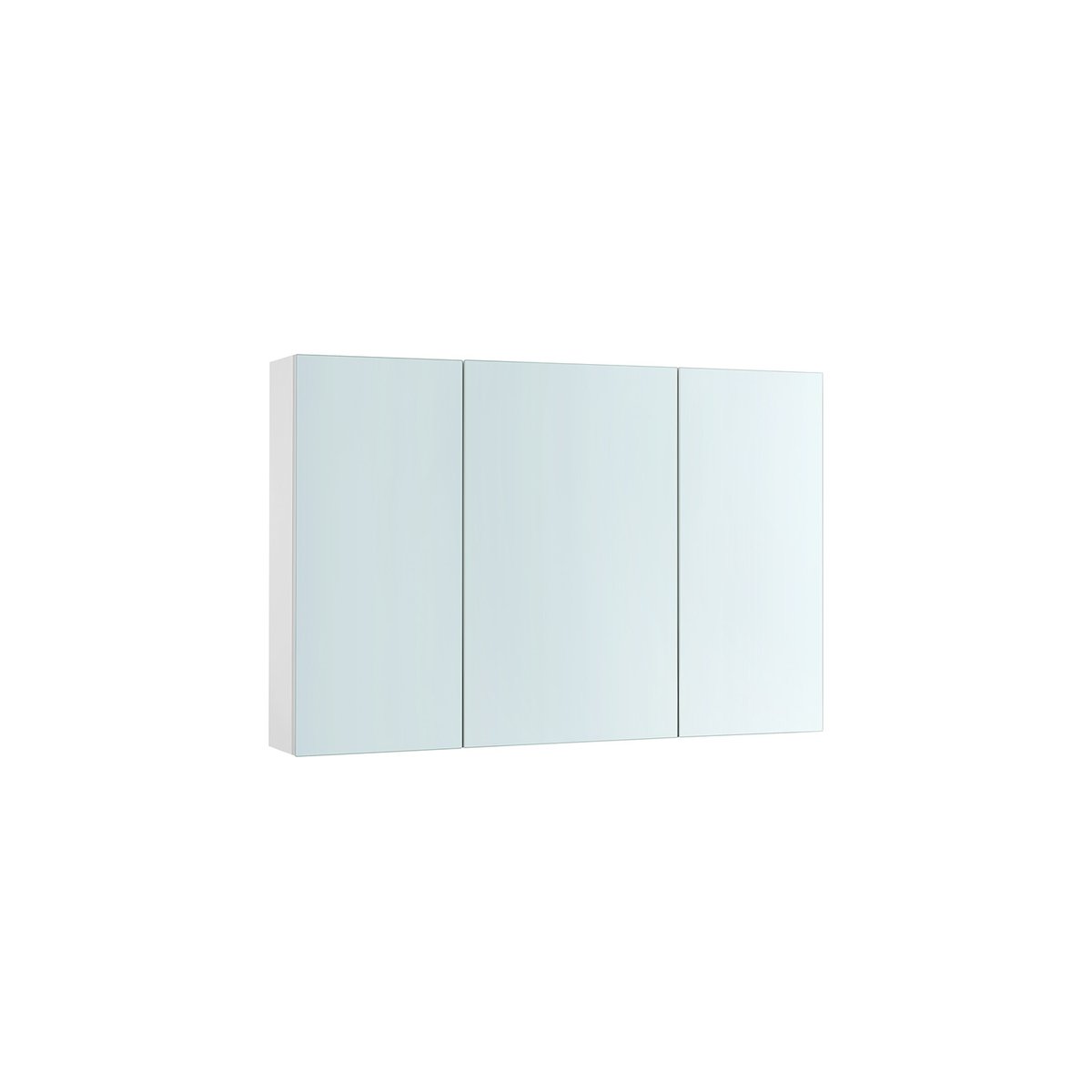 Szafka łazienkowa wisząca z lustrem 15x90x60cm, biała