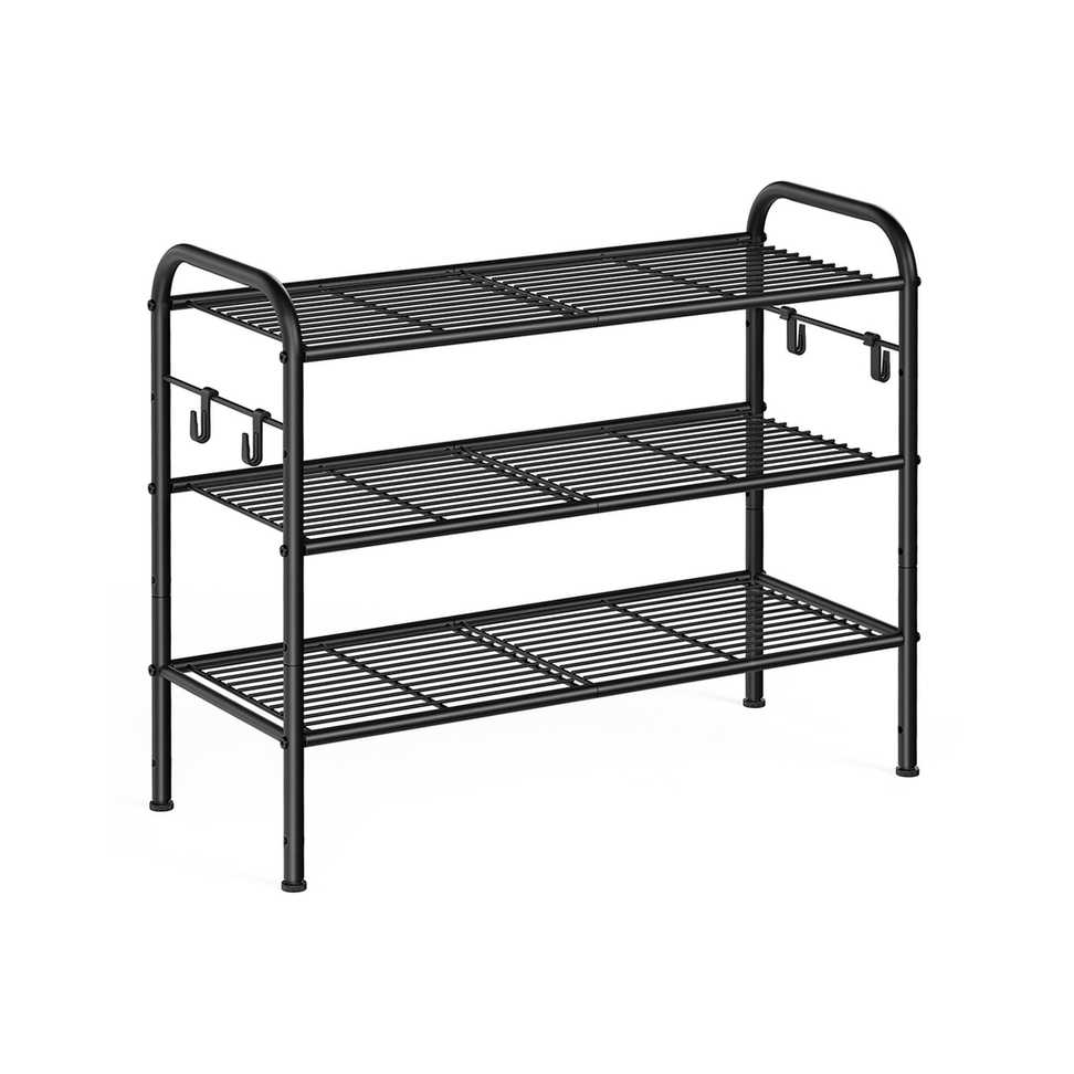Półka na buty 28x68x53cm., czarna