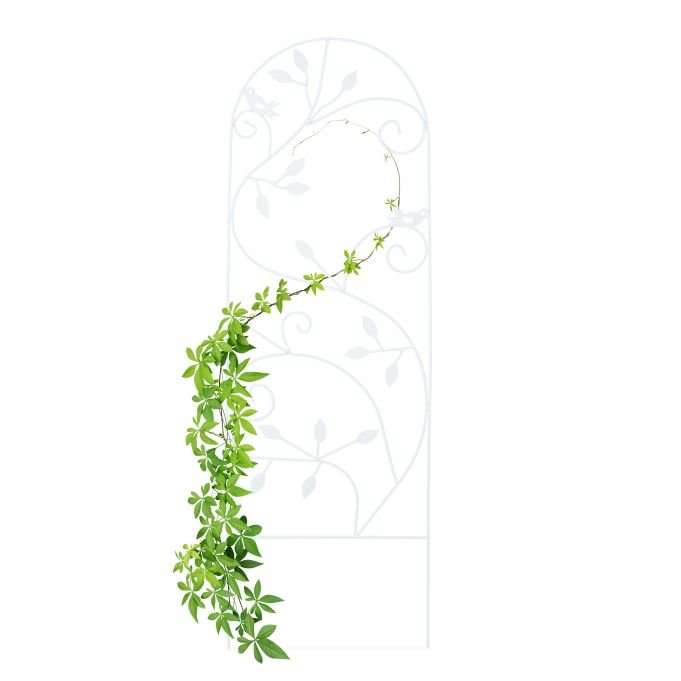 Kratka ogrodowa 120x40x0,5cm, biała