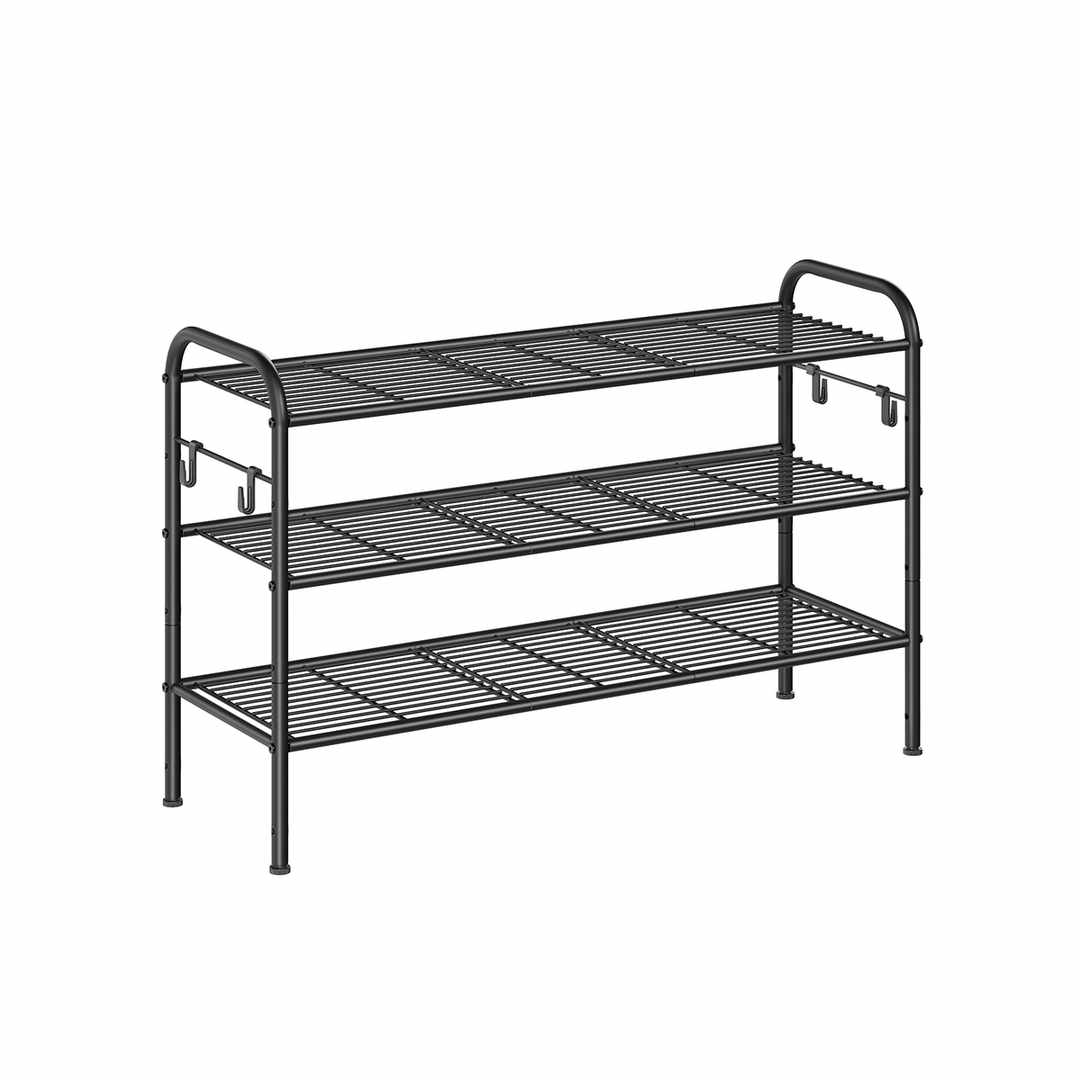 Półka na buty 28x85x53cm., czarna