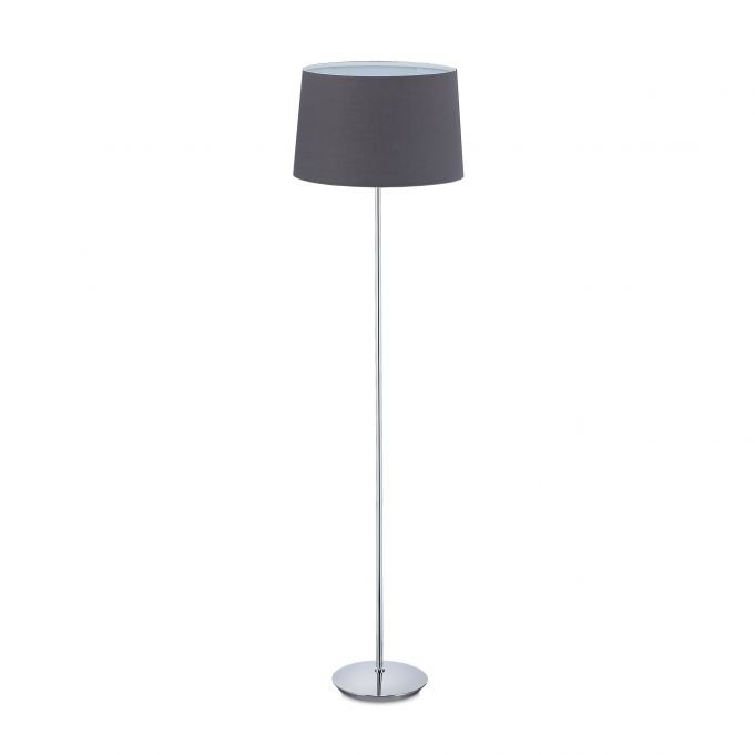 Lampa podłogowa 148,5x40cm, kolor srebrny/szary