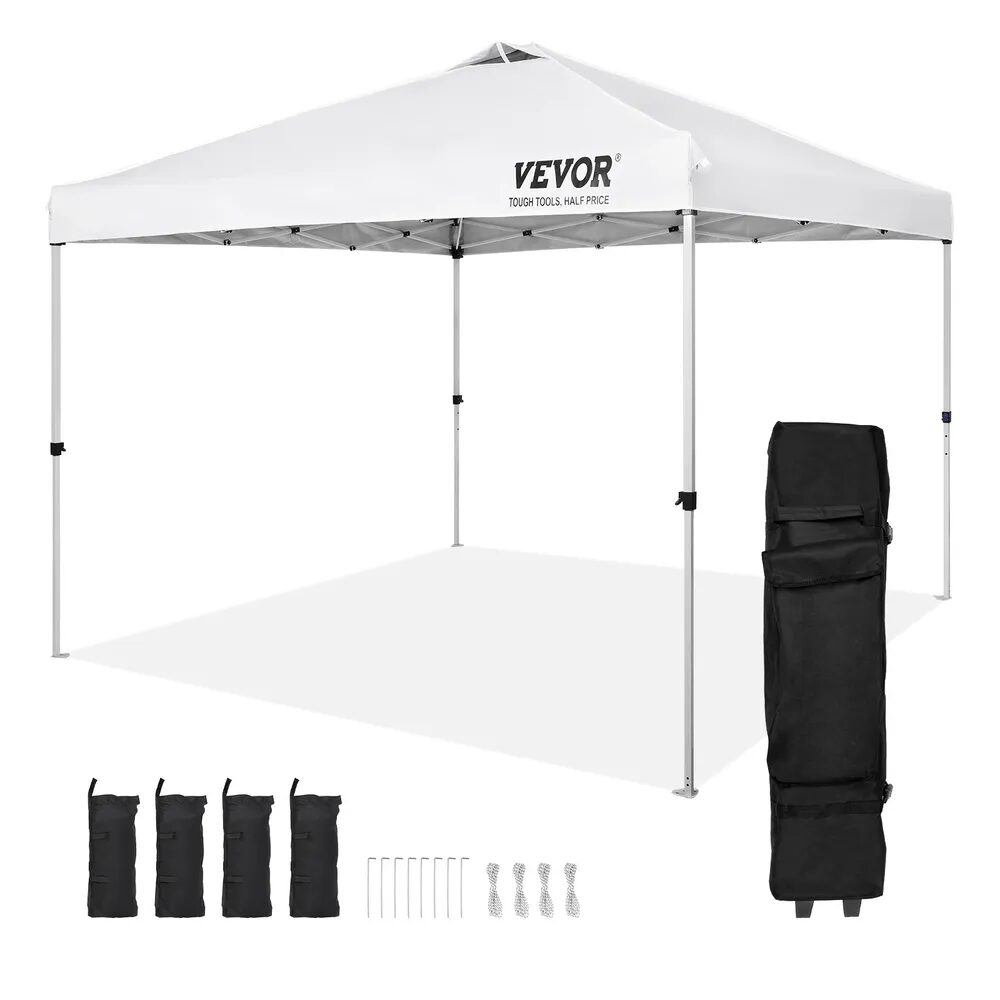 Namiot eventowy typu pop-up 305x305 cm z torbą transportową, biały