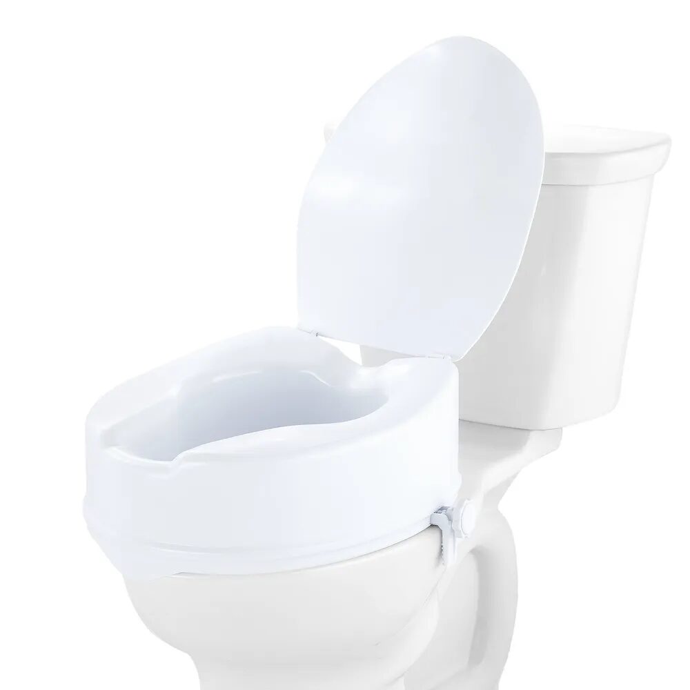 Podwyższona deska sedesowa 15 cm, mocowanie uniwersalne, dla osób niepełnosprawnych