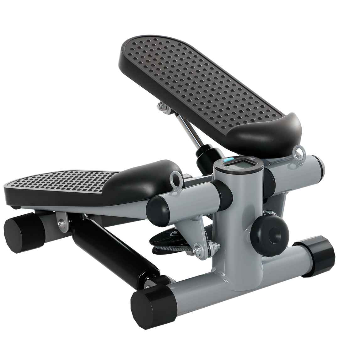 Mini stepper z taśmami oporowymi, 41 × 18,5 × 30,5 cm