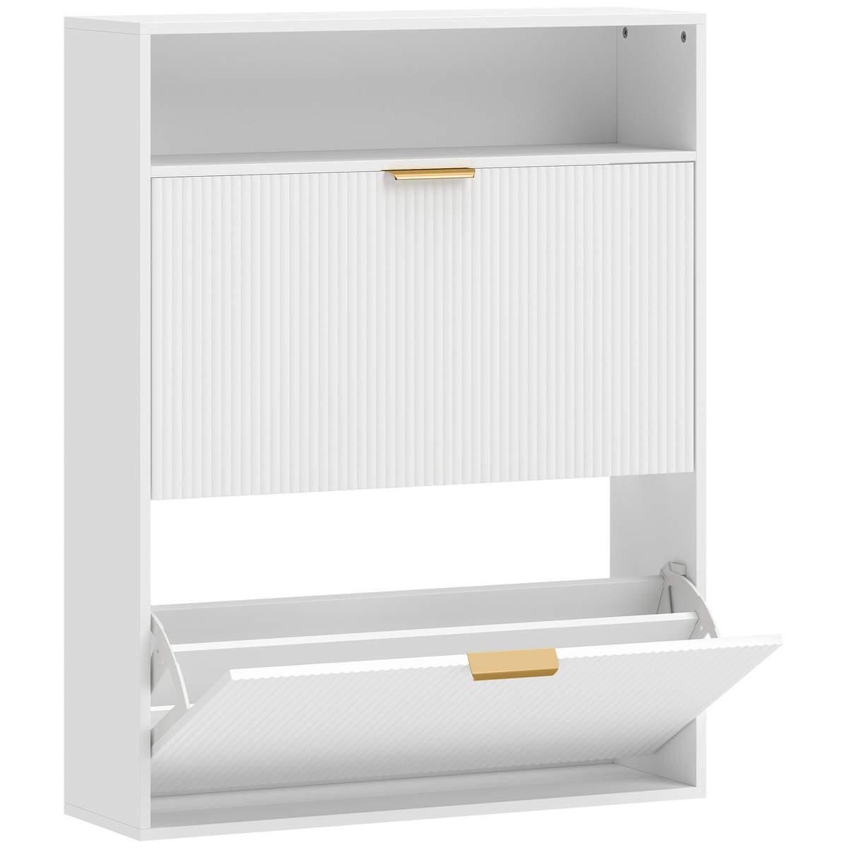 Szafka na buty, 2 szuflady, 12-16 par, 80 × 102,5 × 24 cm