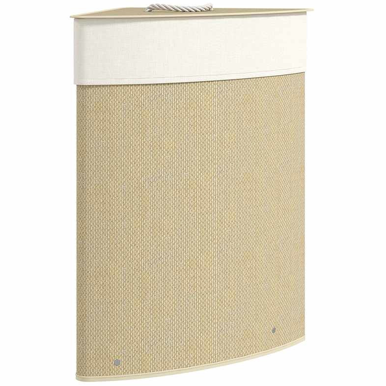 Kosz na pranie 55 l z pokrywą 35 × 60 × 35 cm