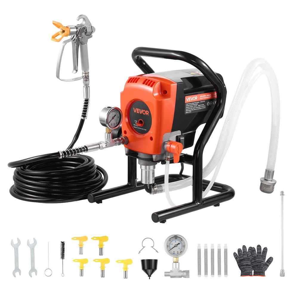 VEVOR Agregat malarski bezpowietrzny 190C, 900 W, 335 × 415 × 265 mm