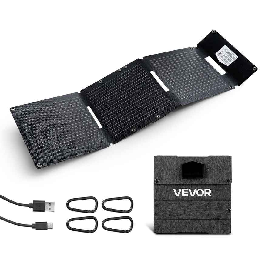 VEVOR Składana ładowarka solarna S30, 85,8 × 24,6 × 2,1 cm
