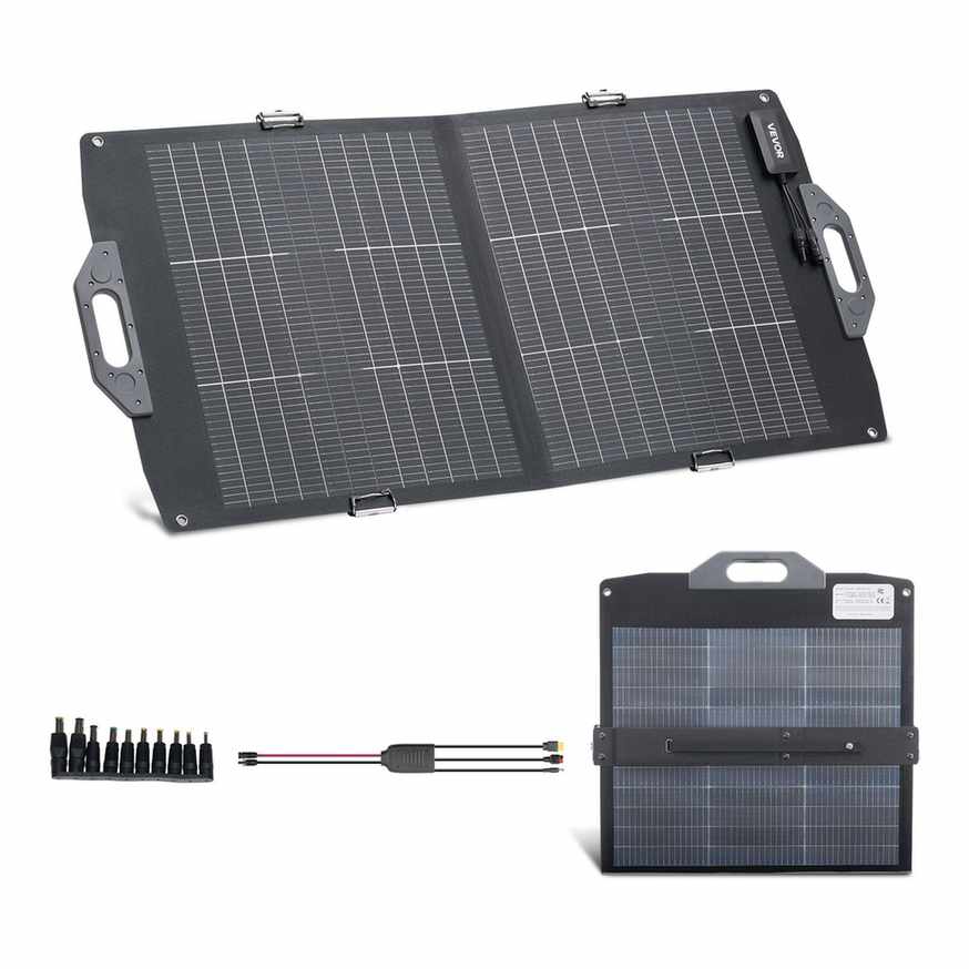 VEVOR Moduł solarny S100, 100 W dwufazowy, 1226 × 608 × 35 mm