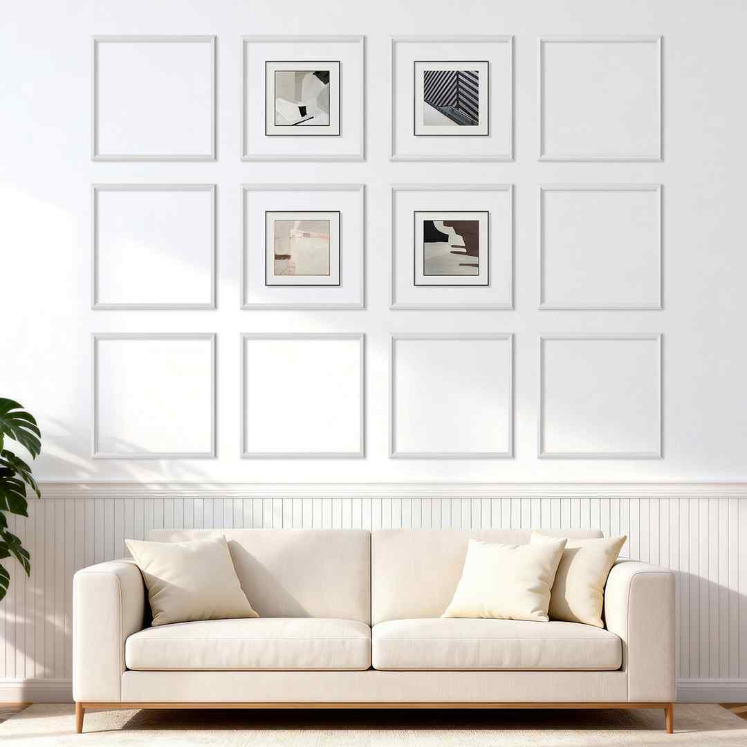 VEVOR Panele dekoracyjne ścienne 12 szt., 51 × 51 cm