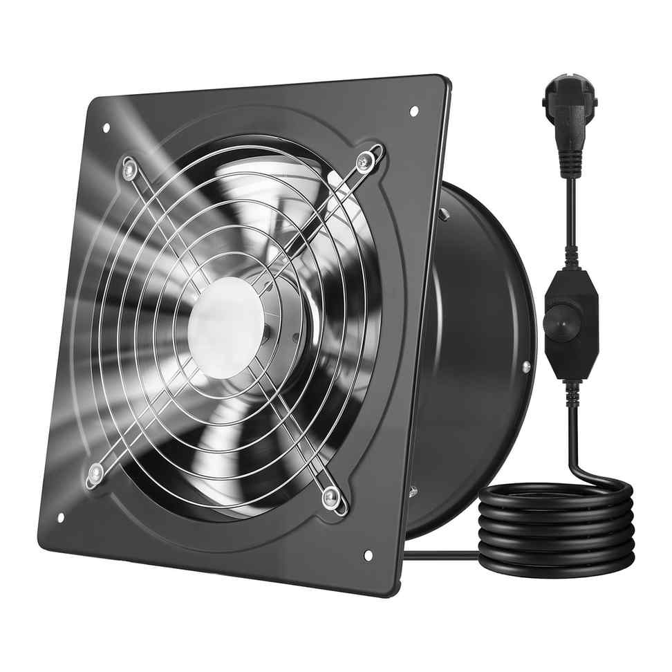 VEVOR Wentylator wyciągowy ścienny HDB-250C, 988 CFM, 30 × 30 × 16 cm