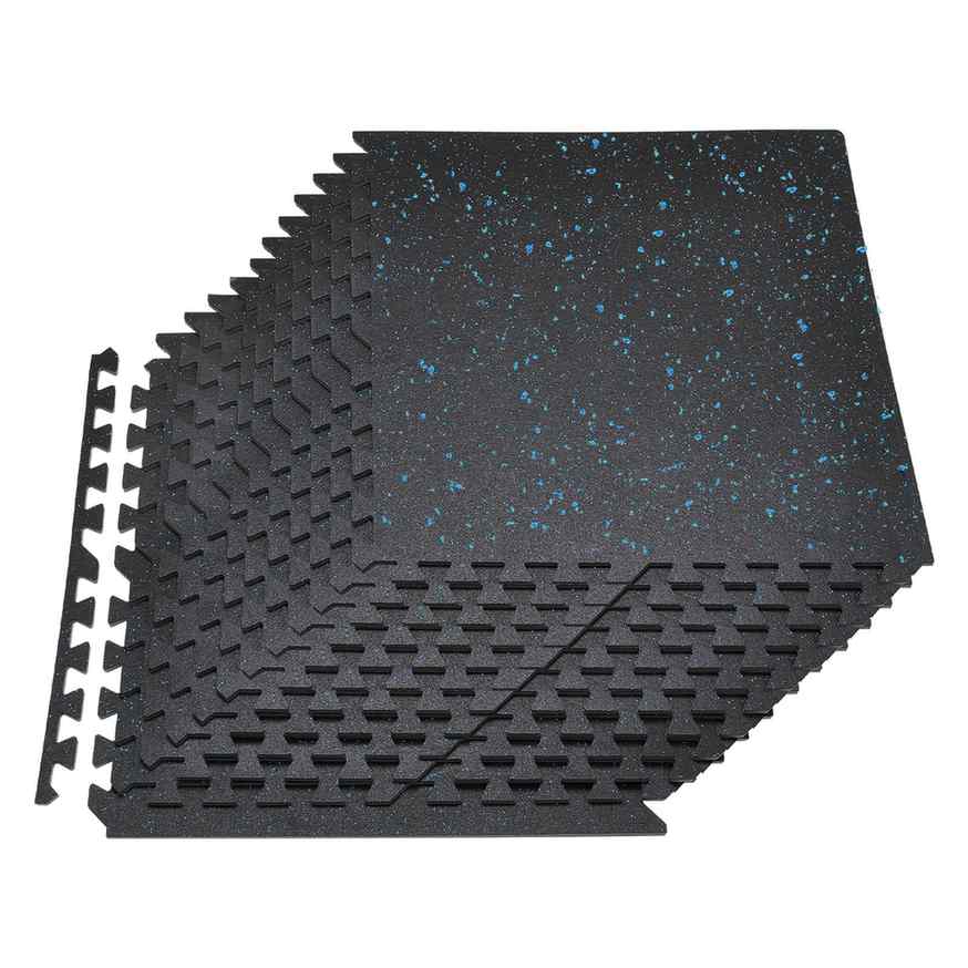 Maty do ćwiczeń typu puzzle VEVOR HRD-XJD6614-24B, 24 szt., 600 × 600 × 14 mm