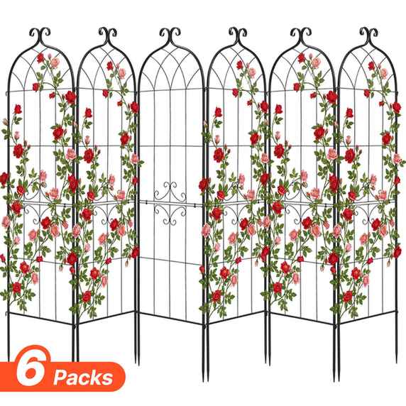 Kratka do róż ogrodowych VEVOR EKHPJ180-6, 6 szt., 52,5 × 180 cm