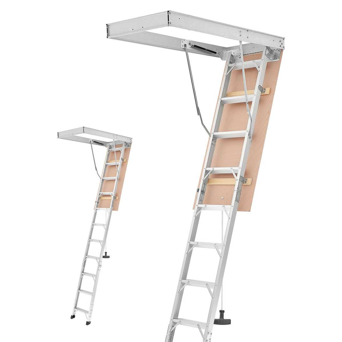 VEVOR Schody strychowe A9, 11 stopni, 1370 × 570 × 233 mm