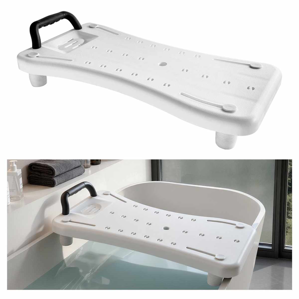 Ławka do przenoszenia wanny VEVOR SC6045C, do 150 kg, 72 × 34,5 × 16 cm