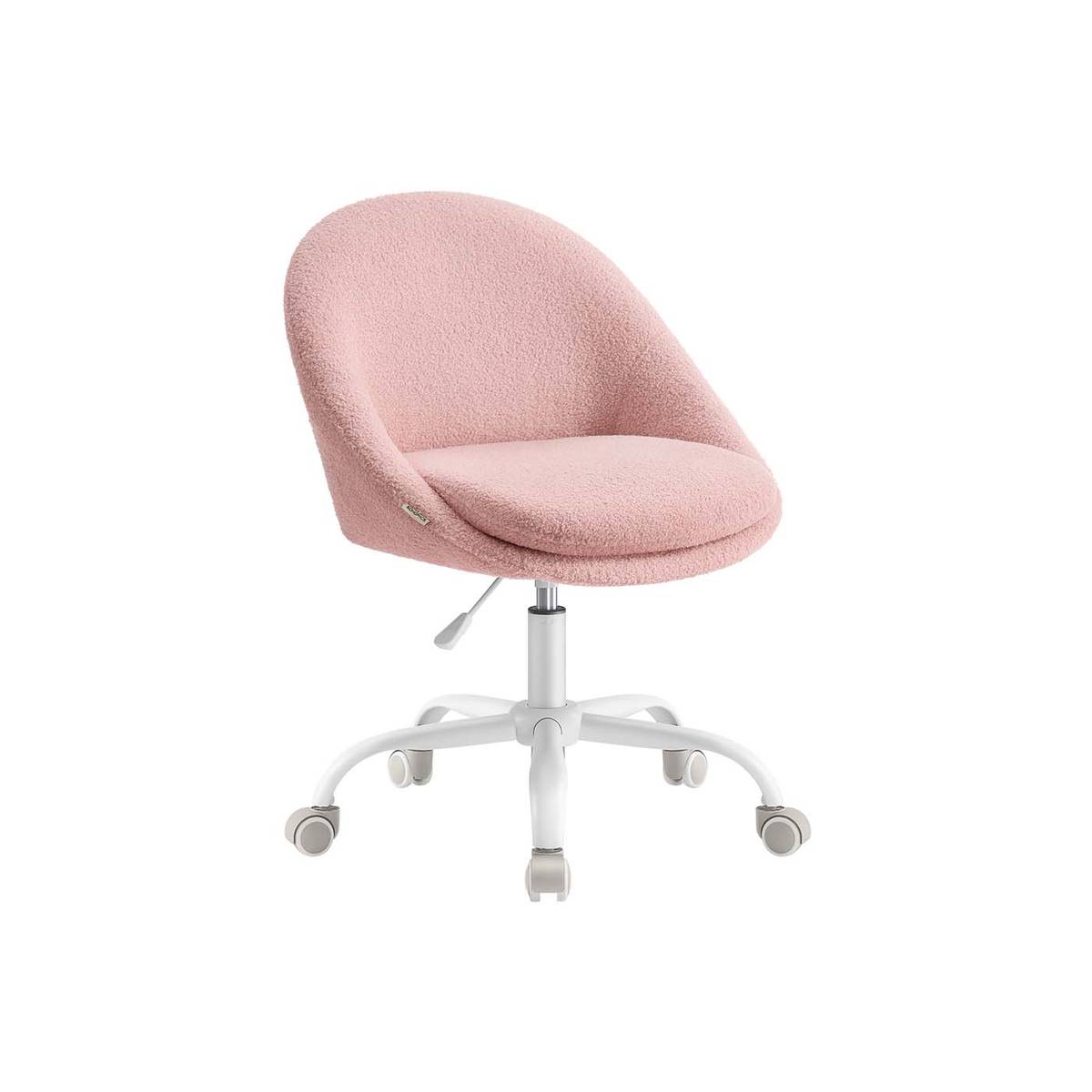 SONGMICS Fotel biurowy OBG020G01, regulowana wysokość, 60 × 60 × 80–90 cm