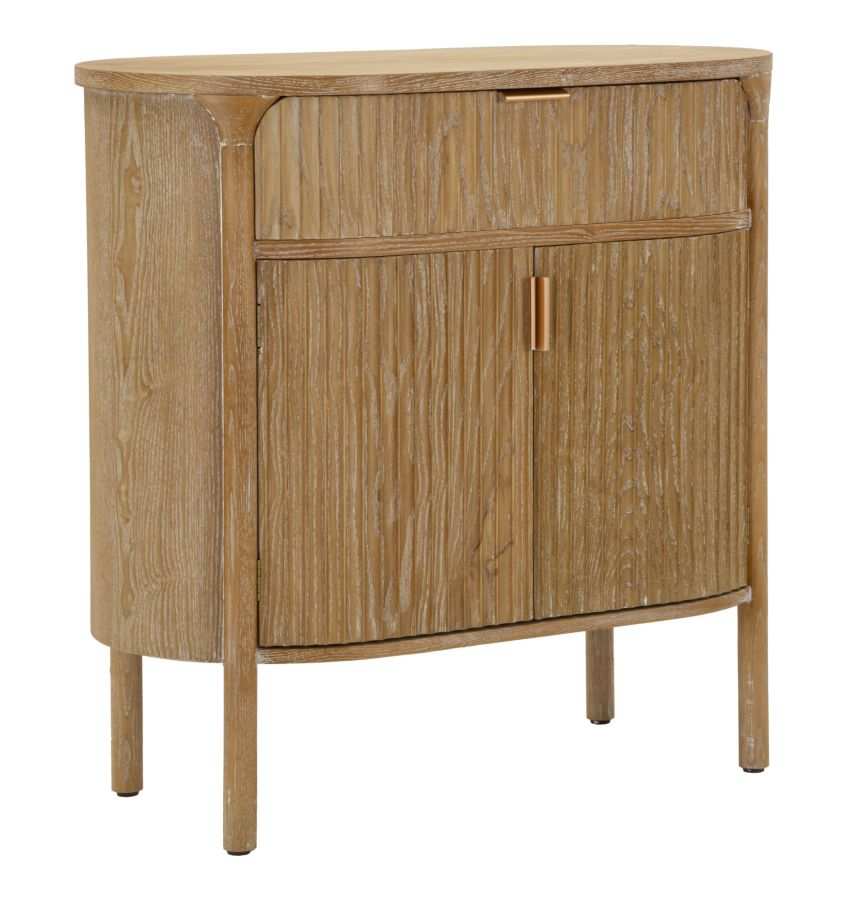 Szafka pokojowa GOTEBORG z szufladą, brązowa, 81 × 82 × 46 cm