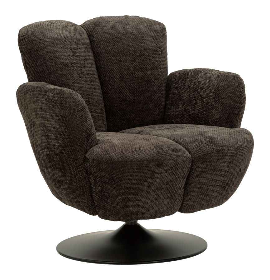 Fotel do salonu Mauro Ferretti 143022000N, obrotowy, 86 × 92 × 77 cm