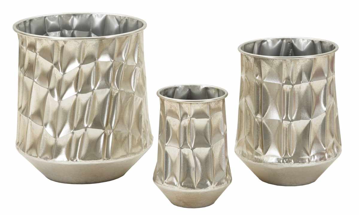 Zestaw wazonów, 3 szt., Ø 35 × 38,5 cm; Ø 27,5 × 33 cm; Ø 18,5 × 26,5 cm