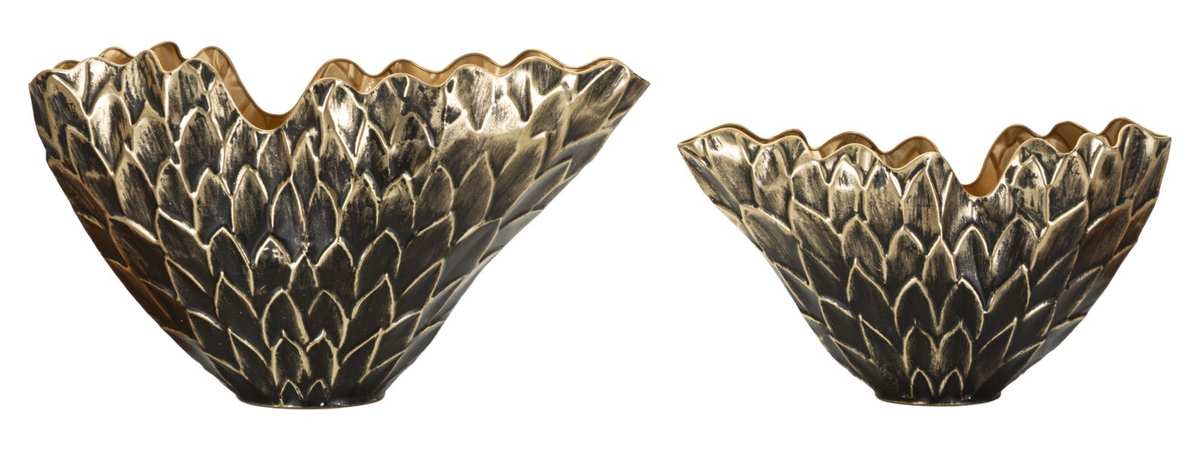 Zestaw wazonów, 2 szt., 51,5 × 28 × 23 cm; 41 × 21,5 × 19 cm