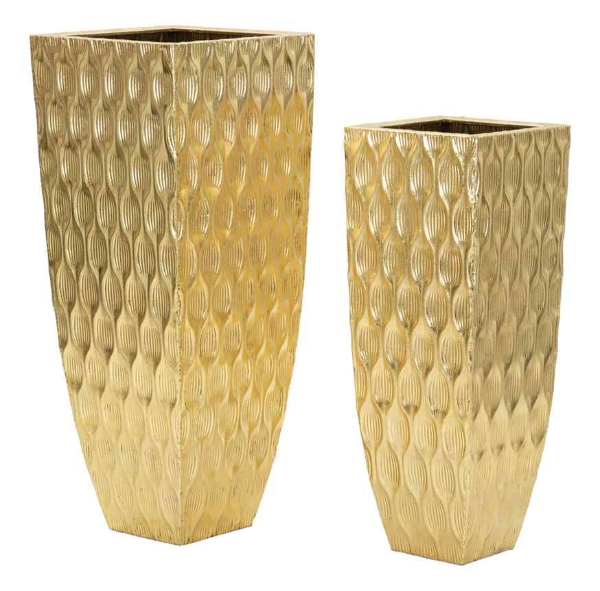 Zestaw wazonów 0421860000, 2 szt., 40 × 100 × 40 cm i 31 × 81 × 31 cm