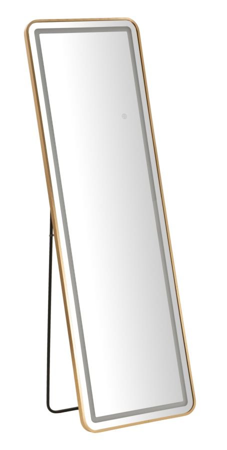 Lustro stojące LED proste, prostokątne, 50 × 160 × 3 cm