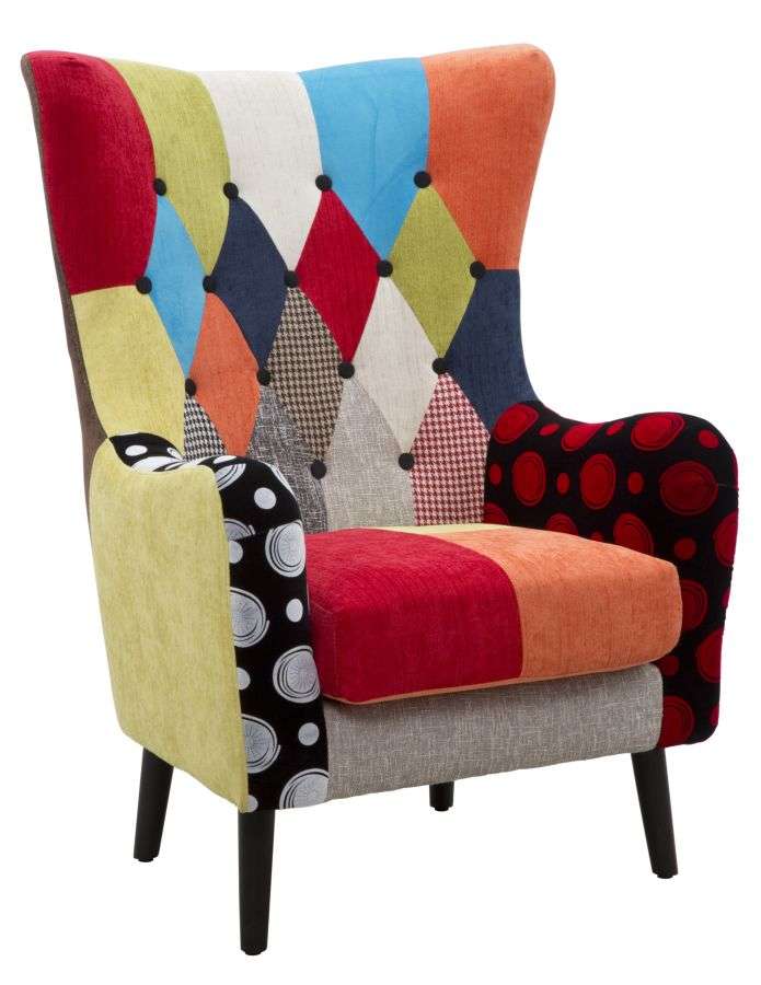 Fotel Imperial, Wielokolorowy, 73 × 106 × 79 cm