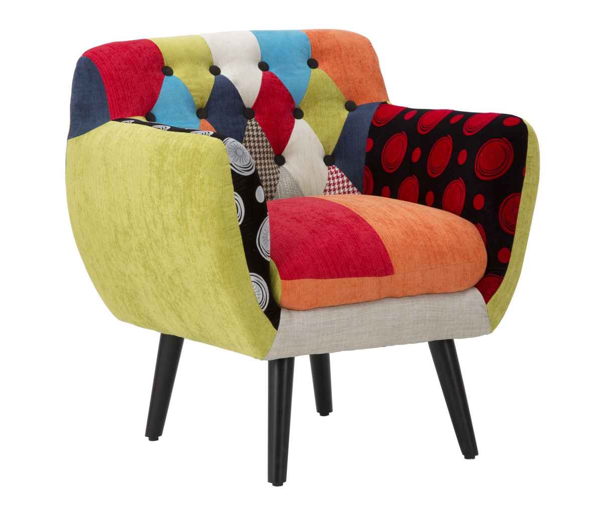 Fotel Imperial Nowy, Wielokolorowy, 71 × 78 × 63 cm