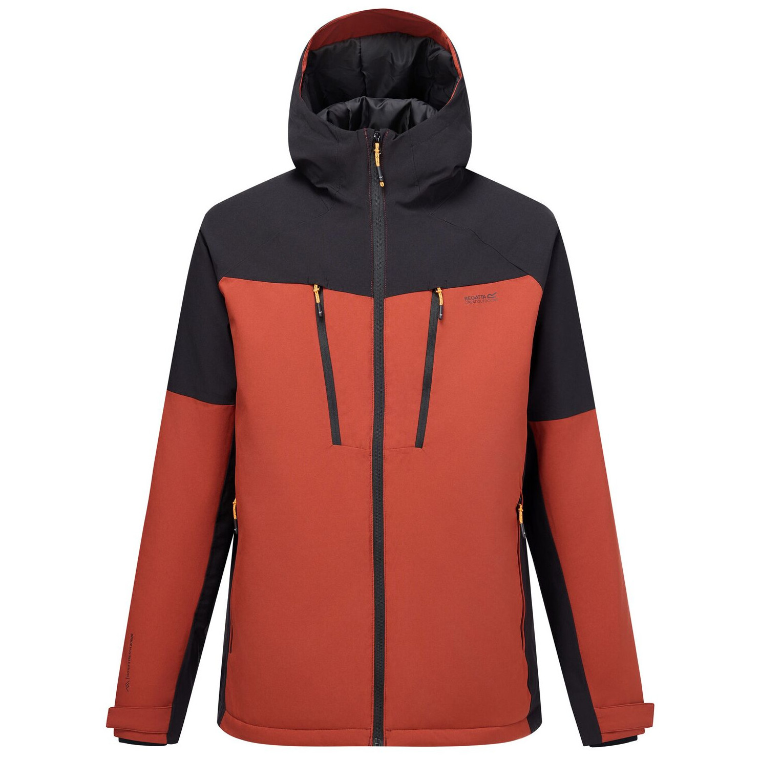 Kurtka zimowa męska Regatta Highton Stretch Padded Jacket Rozmiar: L / Kolor: pomarańczowy/czarny