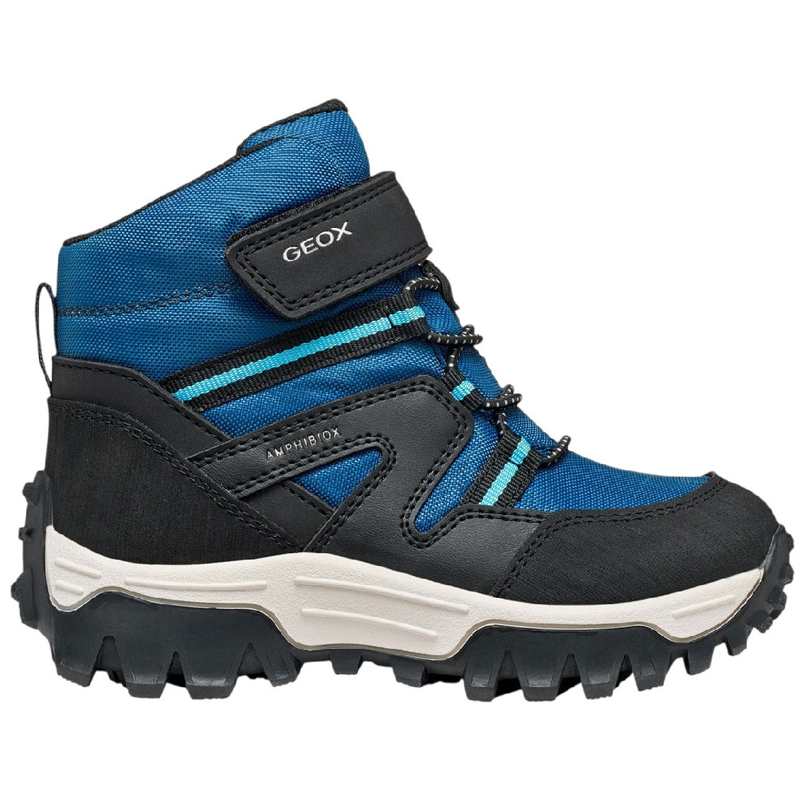 Dziecięce buty zimowe Geox J Himalaya Boy B ABX Blue Rozmiar butów (UE): 35 / Kolor: niebieski/czarny