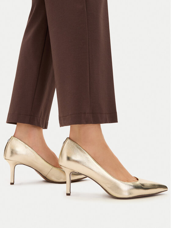 LAUREN RALPH LAUREN Szpilki Lanette Metallic 802978205002 Złoty