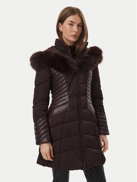 Guess Kurtka zimowa W4BL61 WGLZ0 Bordowy Regular Fit