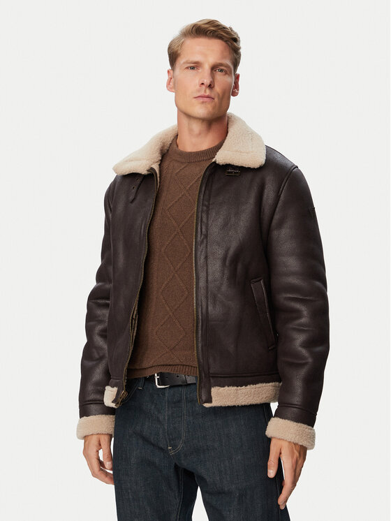 Guess Kożuch sztuczny M6BL40 W4152 Czarny Regular Fit