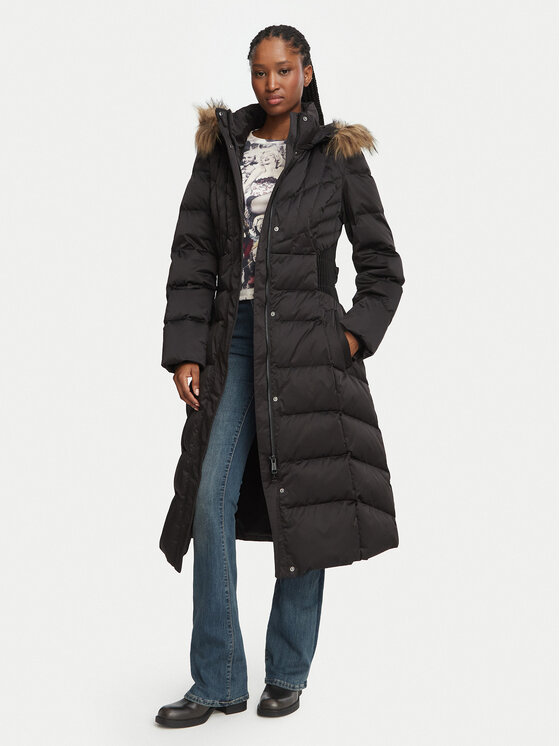 Guess Kurtka puchowa W6BL36 W4084 Czarny Regular Fit
