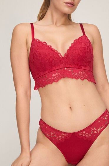 Hunkemöller Stringi Andrea Czerwony