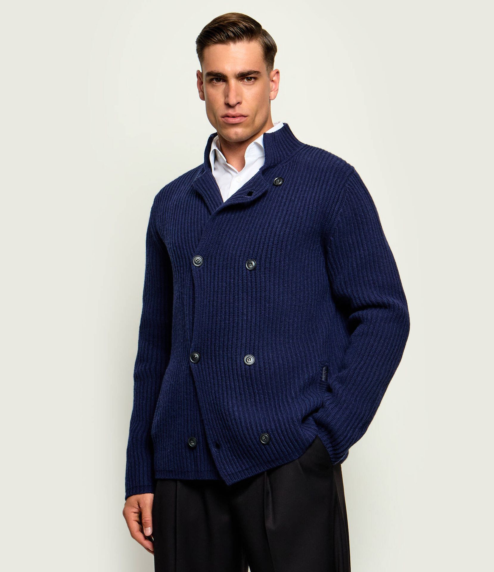 Fay Wełniany kardigan Regular Fit