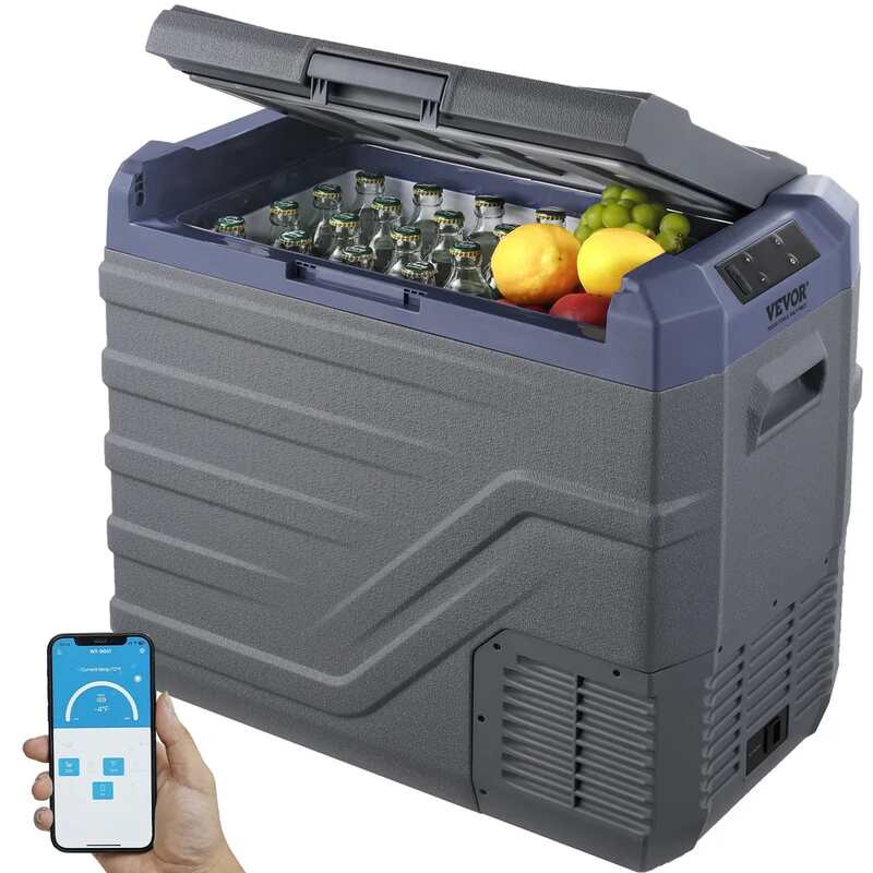 Przenośna zamrażarka samochodowa, 45 l, 12/24 V, pojedyncza strefa