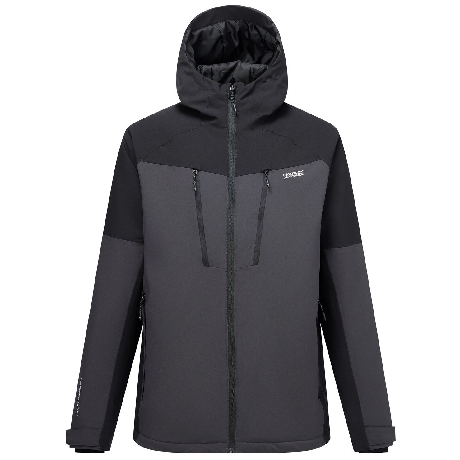 Kurtka zimowa męska Regatta Highton Stretch Padded Jacket Rozmiar: XL / Kolor: czarny/szary