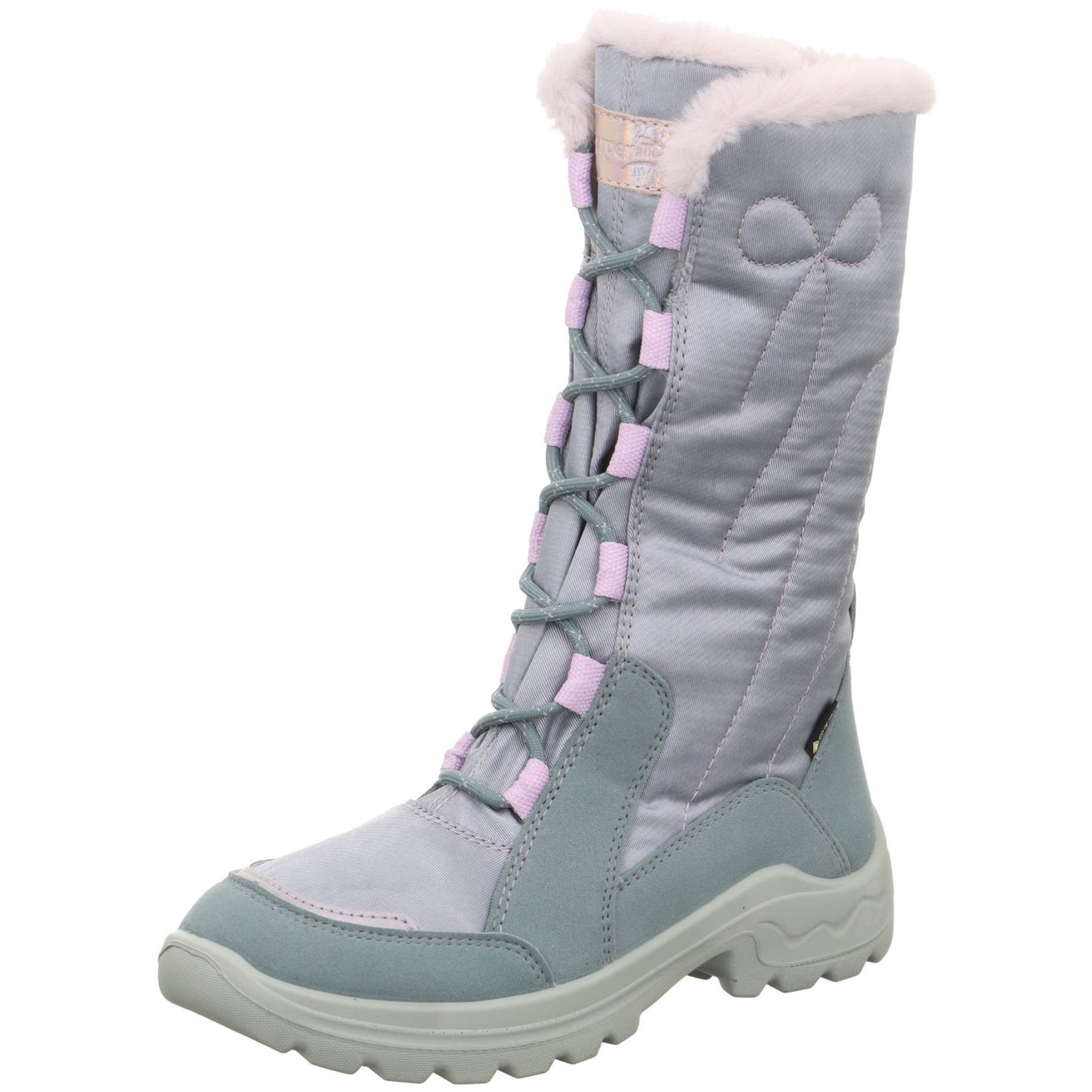 Dziecięce buty zimowe Superfit Aurora GTX Hellgrün/Lila Rozmiar butów (UE): 34 / Kolor: fioletowy