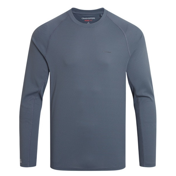 Koszulka męska Craghoppers NosiLife SolarShield+ LS T-Shirt Rozmiar: M / Kolor: ciemnoszary