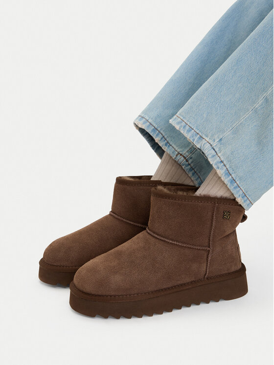 Nine West Śniegowce CEO-NASR-01 Brązowy