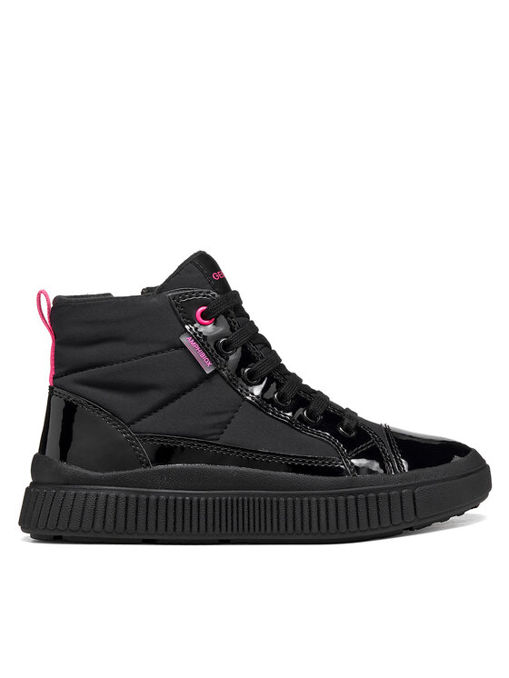 Geox Trzewiki J Laquinny Girl B Abx J661JA 0HHFU C9B8L S Czarny