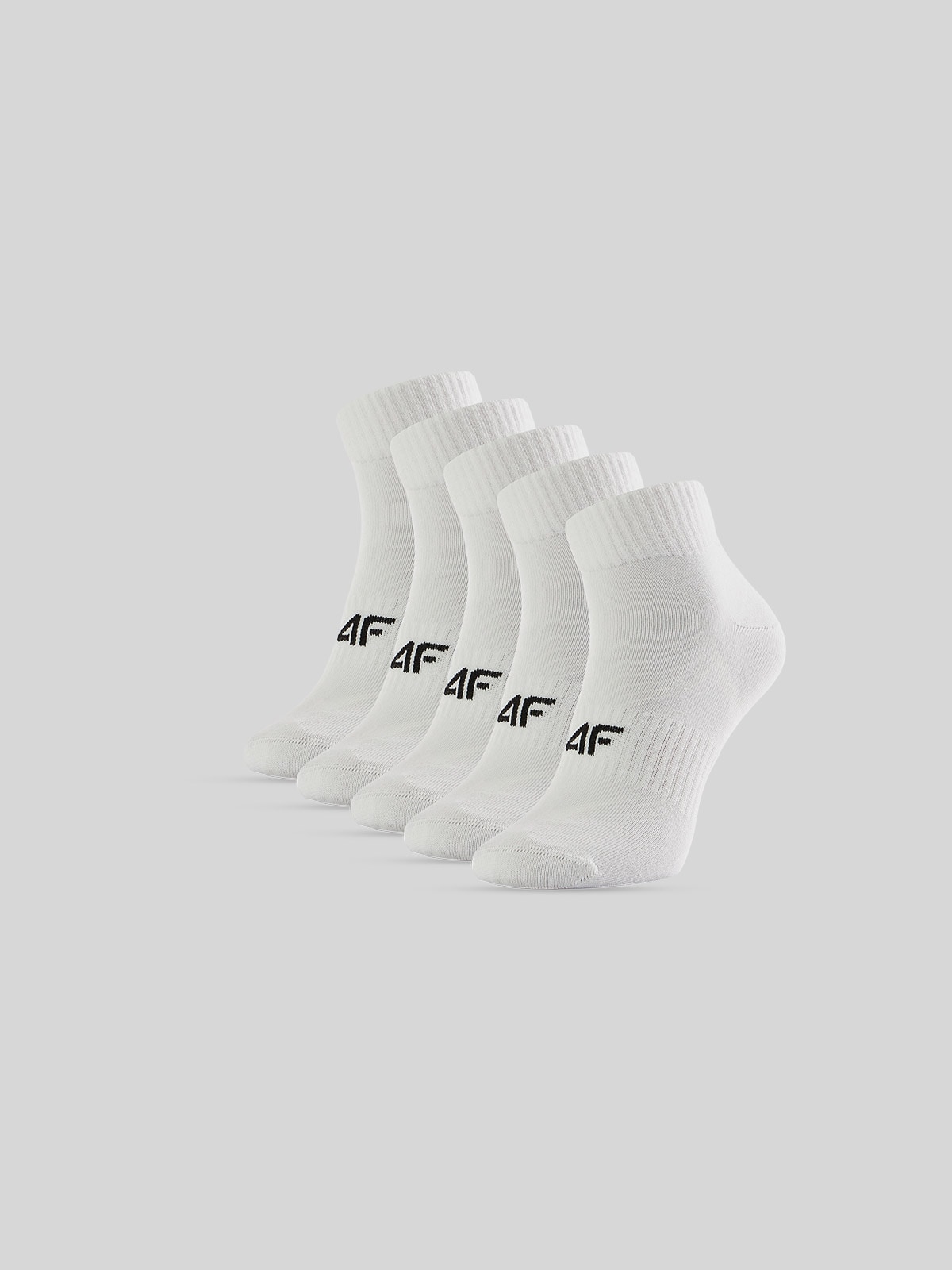 4F Skarpetki krótkie (5-pack) damskie - białe 35-38