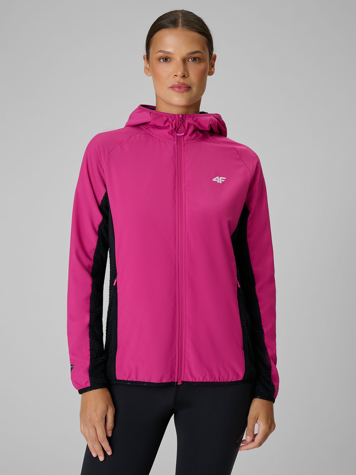 4F Bluza trekkingowa Primaloft Active damska - różowa XS