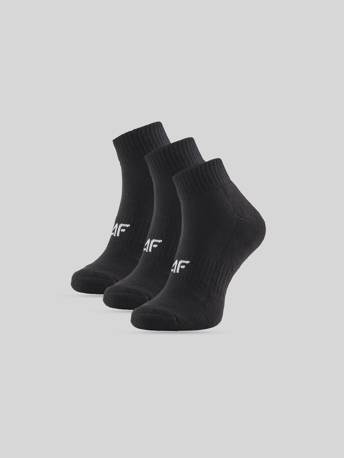 4F Skarpetki krótkie (3-pack) damskie - czarne 39-42